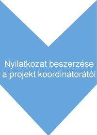 Nyilatkozat beszerzése a projekt koordinátorától