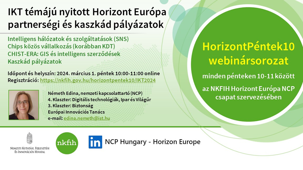 HorizontPéntek10 – IKT 2024 felhívások